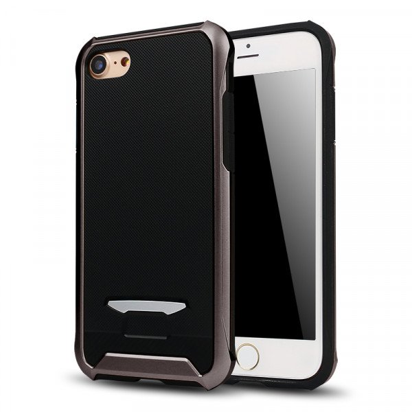 Wholesale iPhone 8 / 7 Super Hornet Shield Bumper Hybrid Case (Bronze)
